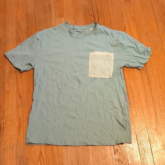 PacSun Light Blue Cotton Pocket T-Shirt Men's M - Picture 1 of 3